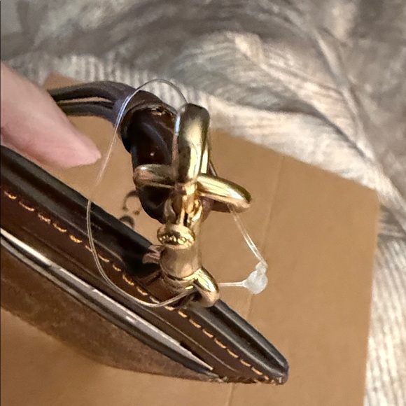 Coach Tan Key & Card Holder New - Picture 4 of 4